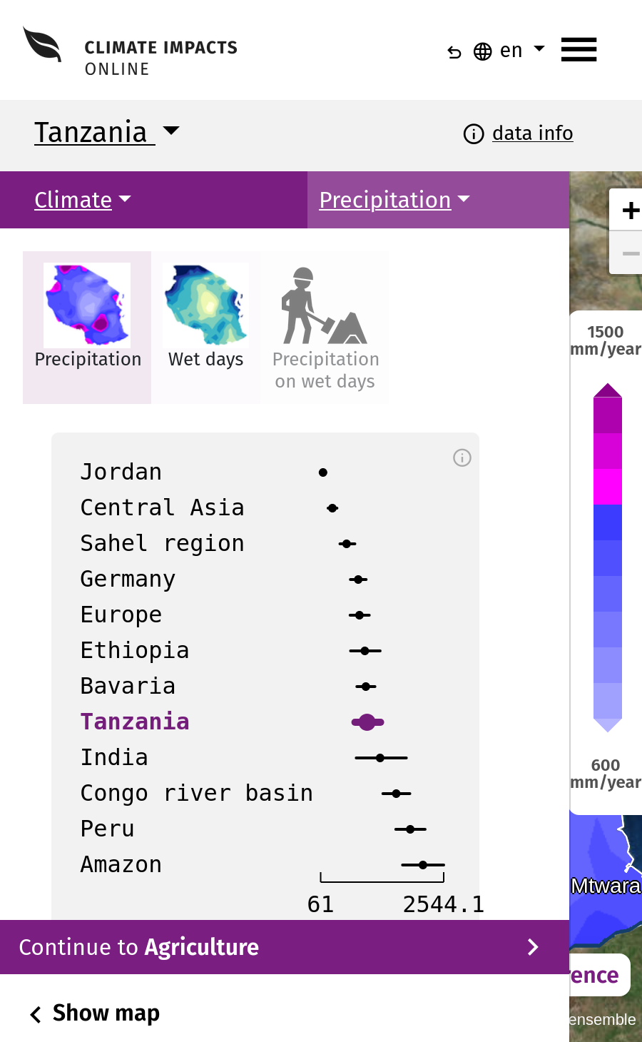 The portal on a smartphone